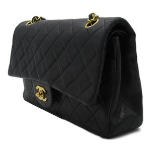 Chanel Matelasse Double Bag Flap Black